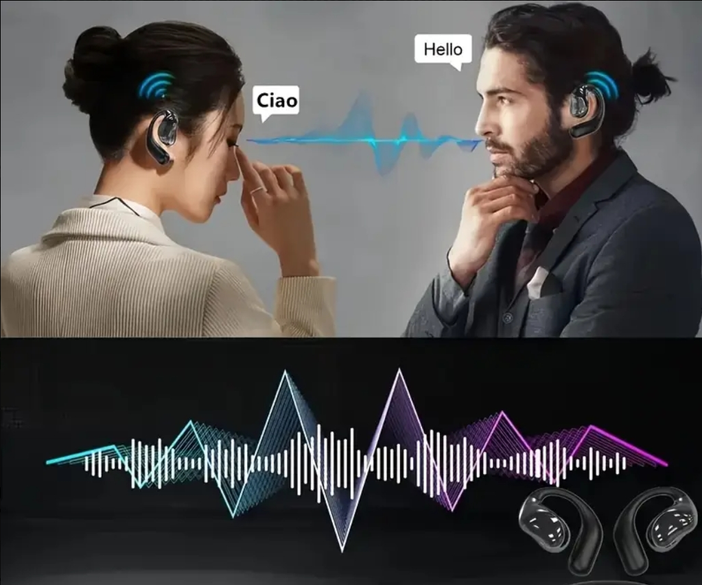 OWS T93 Ai Τα Έξυπνα Ακουστικά που Μιλάνε 144 Γλώσσες - Εικόνα 2